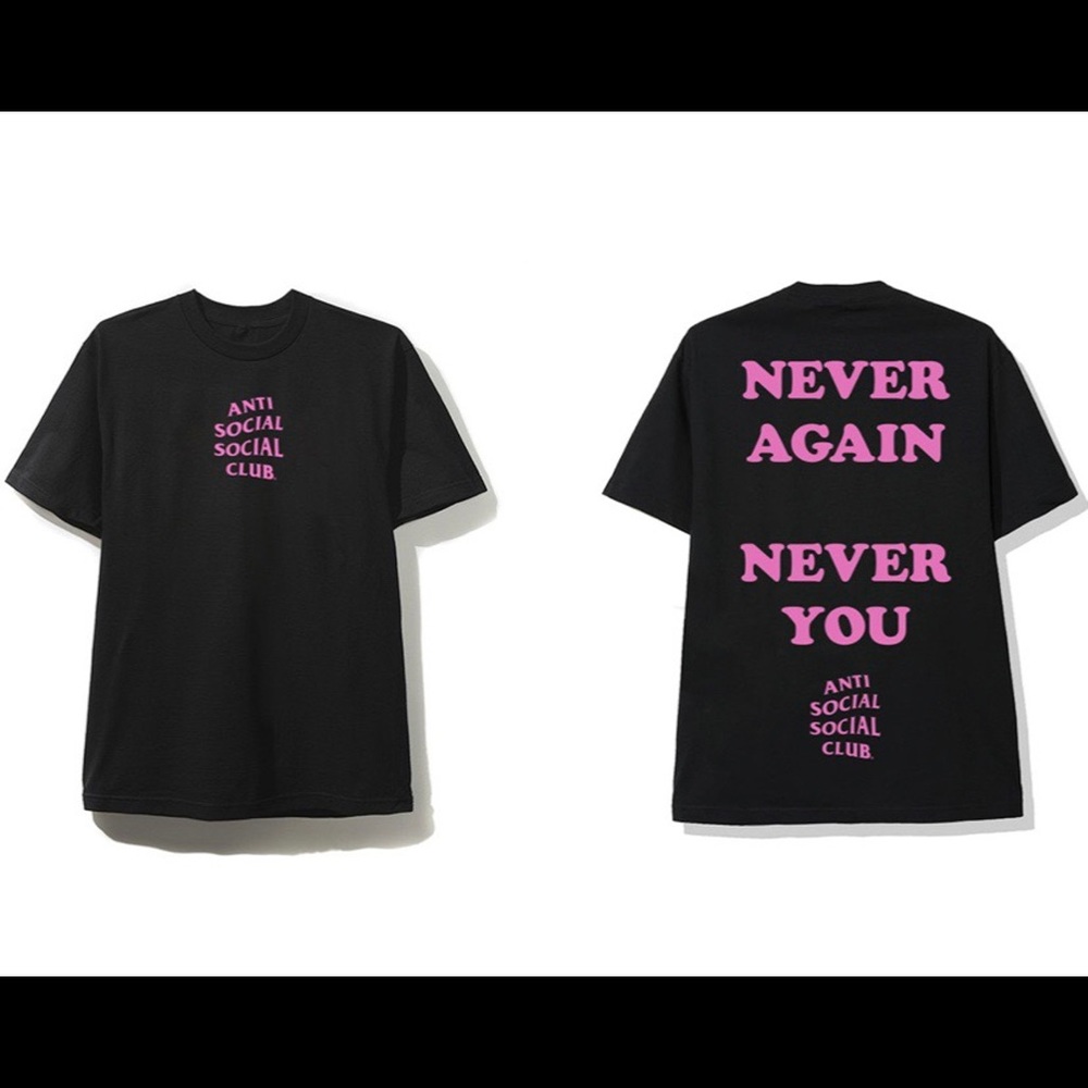 2XL D/S Anti social social club tee
